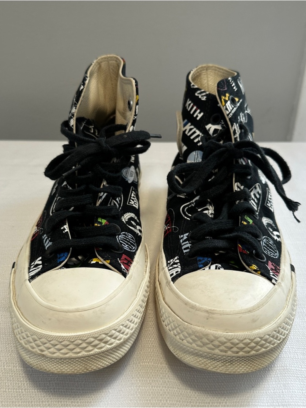 Converse Kith x Chuck 70 High 10th Anniversary Mens Size 7 Black All Over Print - Picture 3 of 11